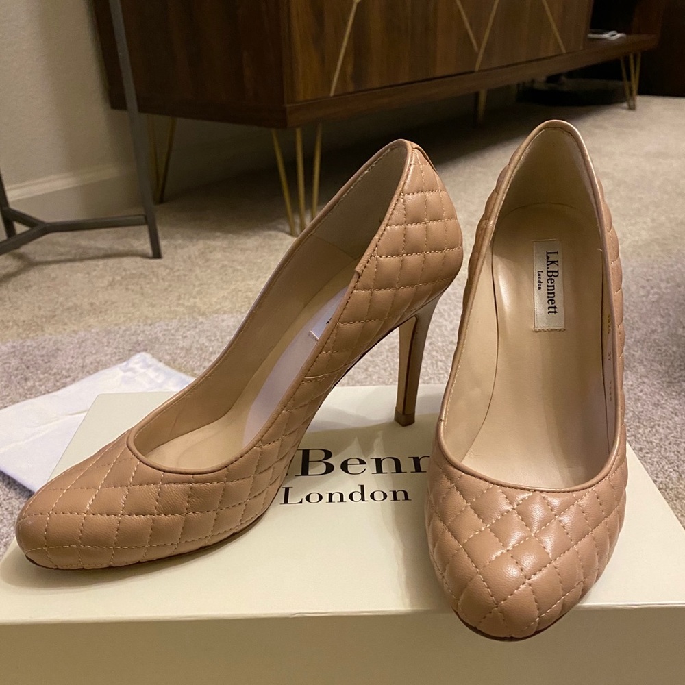 LK Bennett Quilted Heels
